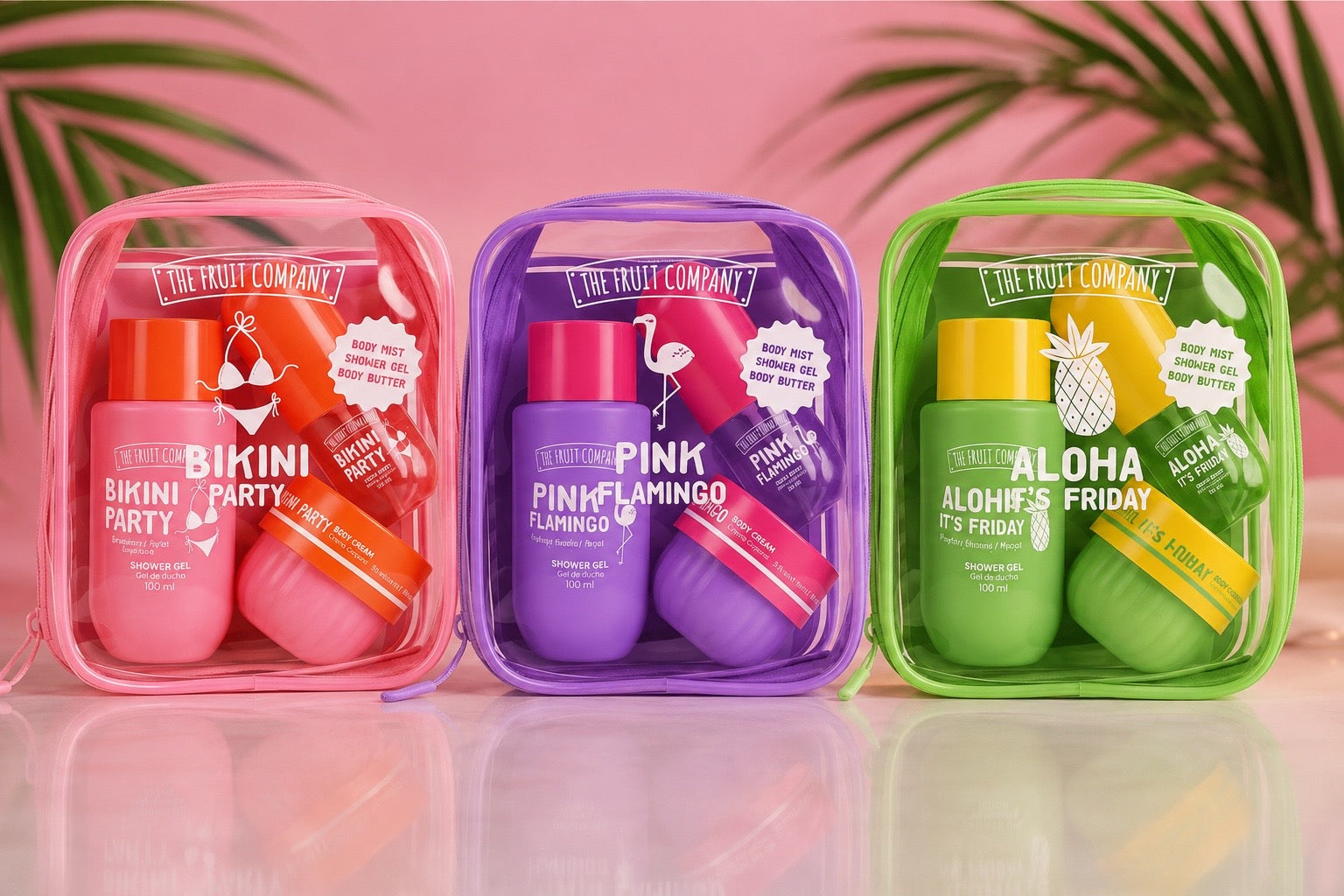 Set de Cuidado Corporal The Fruit Company – Body Mist, Gel de Ducha y Body Butter