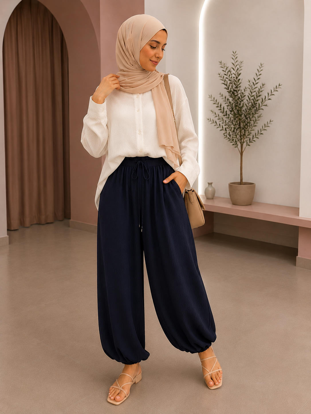 Pantalón bombacho