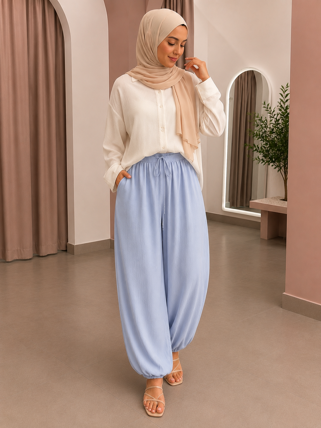 Pantalón bombacho