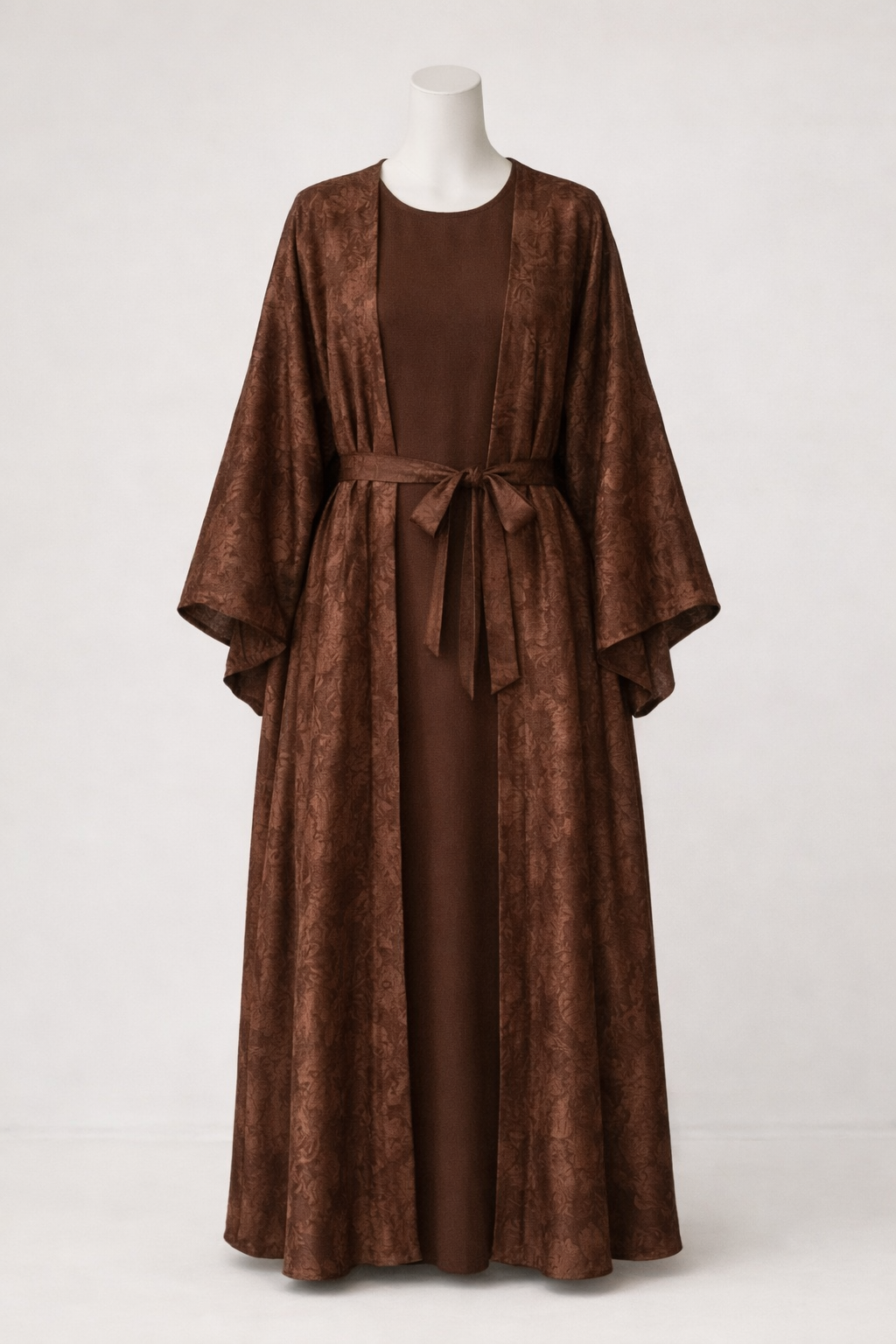 Vestido sin mangas-tela jazz