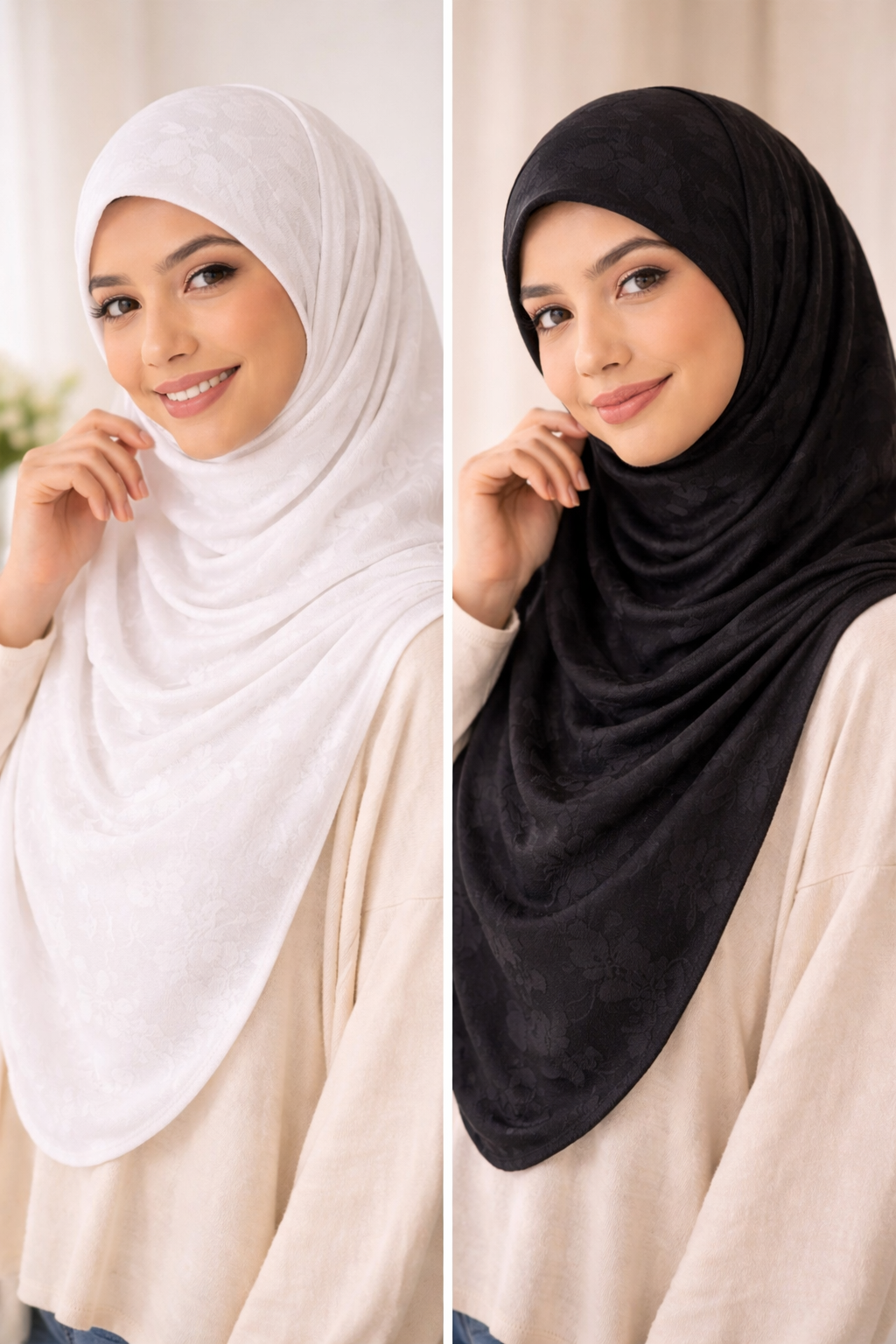 Hijab flores