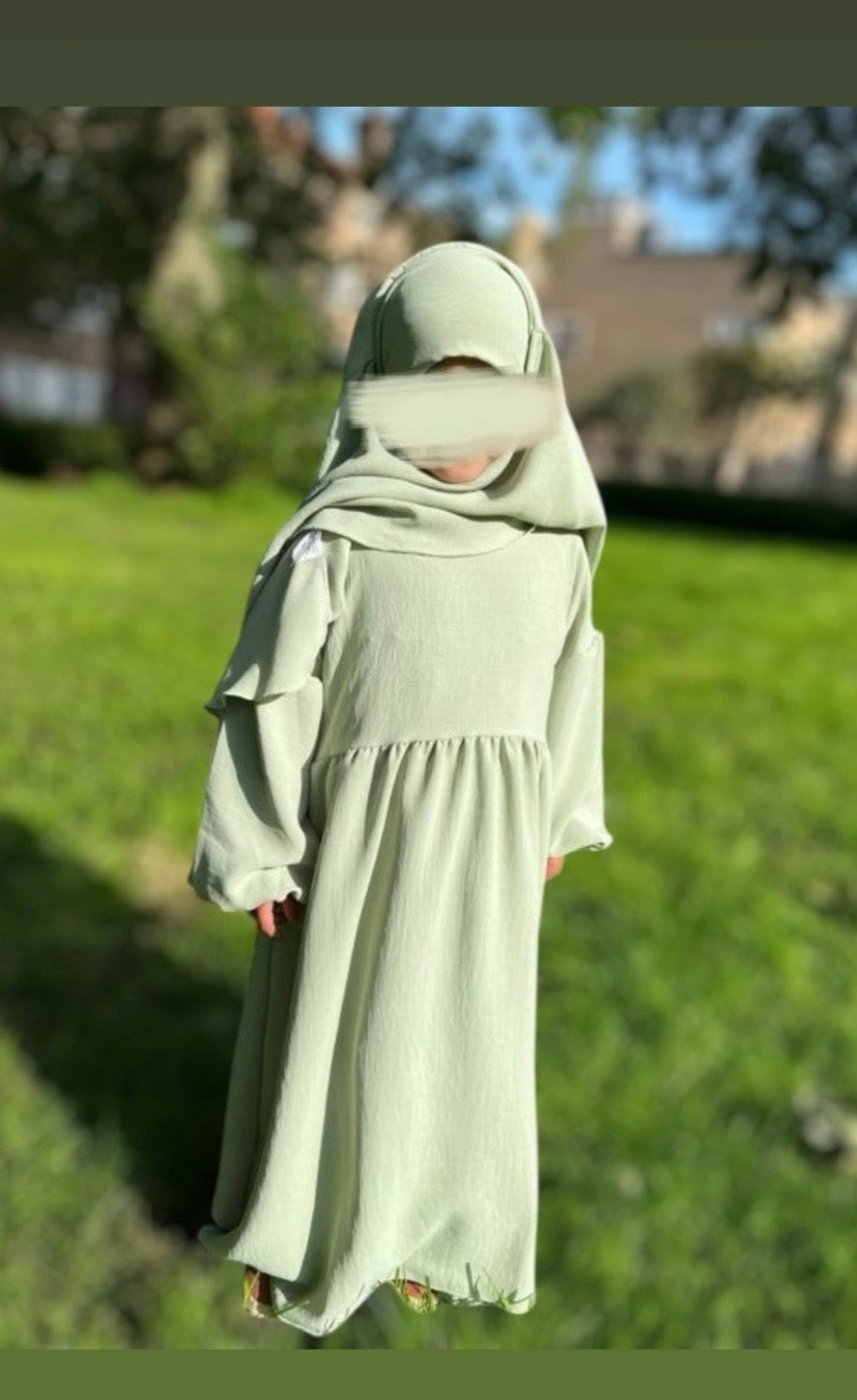 Abaya y Khimar niñas