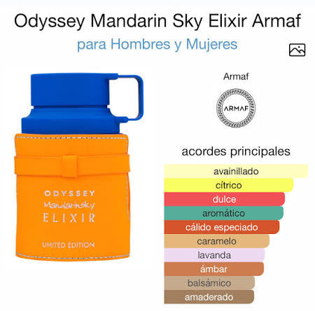 Odyssey Mandarín sky elixir Armaf