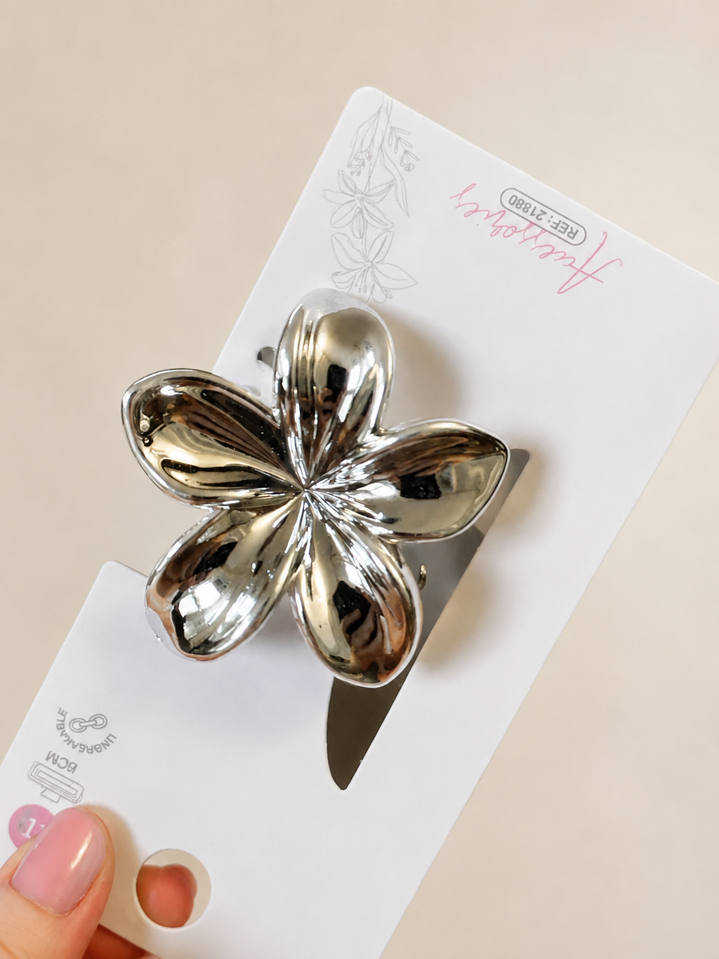 Pinza Flor elegante para Pelo