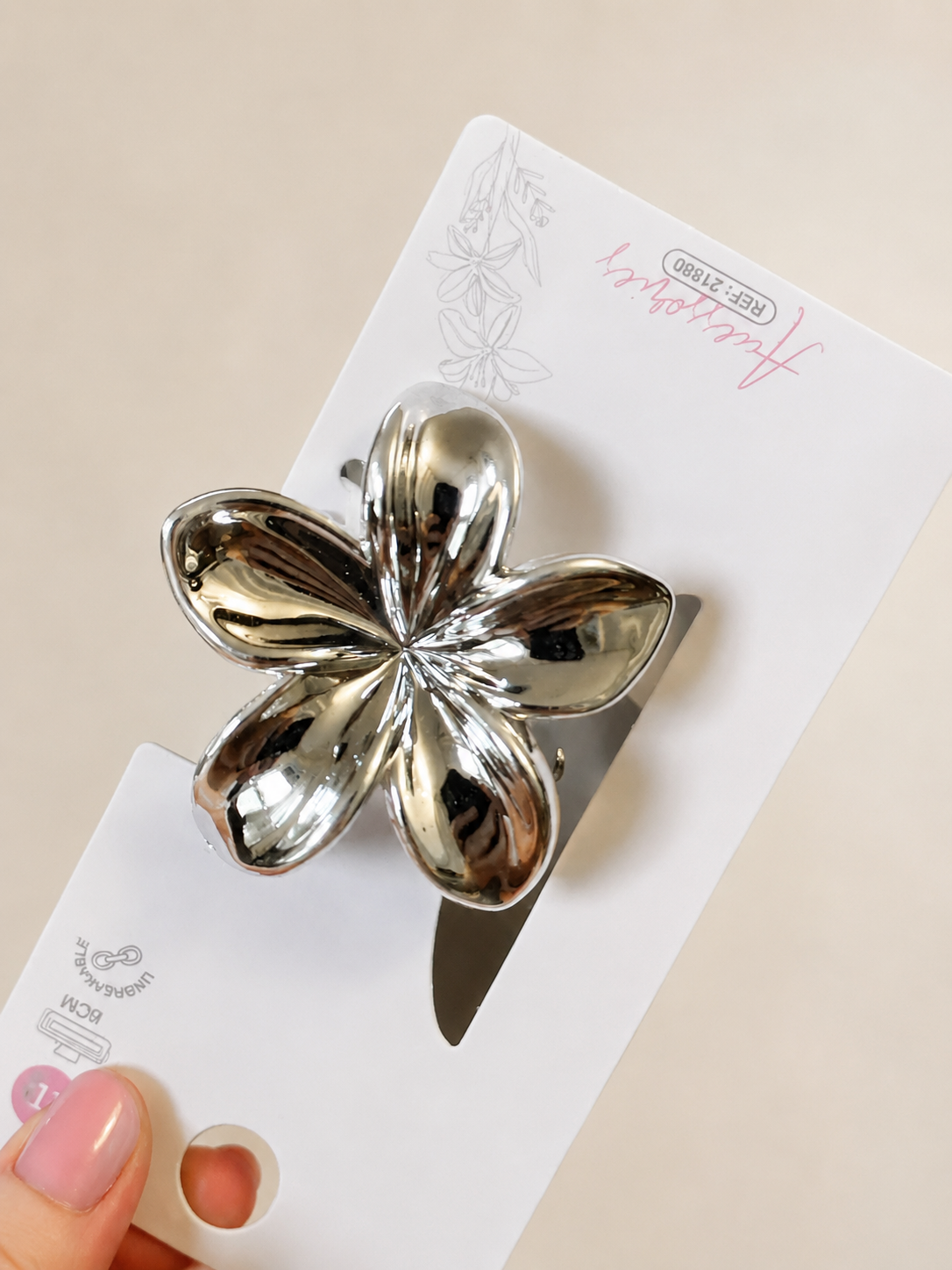 Pinza Flor elegante para Pelo