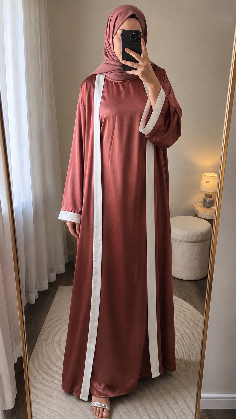 Conjunto satinado talla única