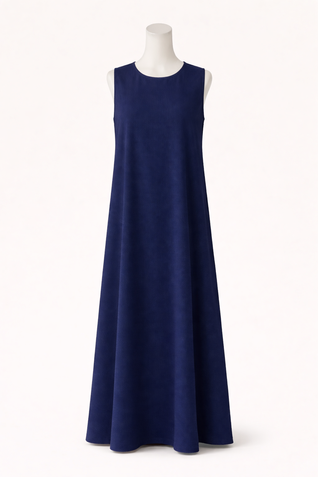Vestido sin mangas-tela jazz