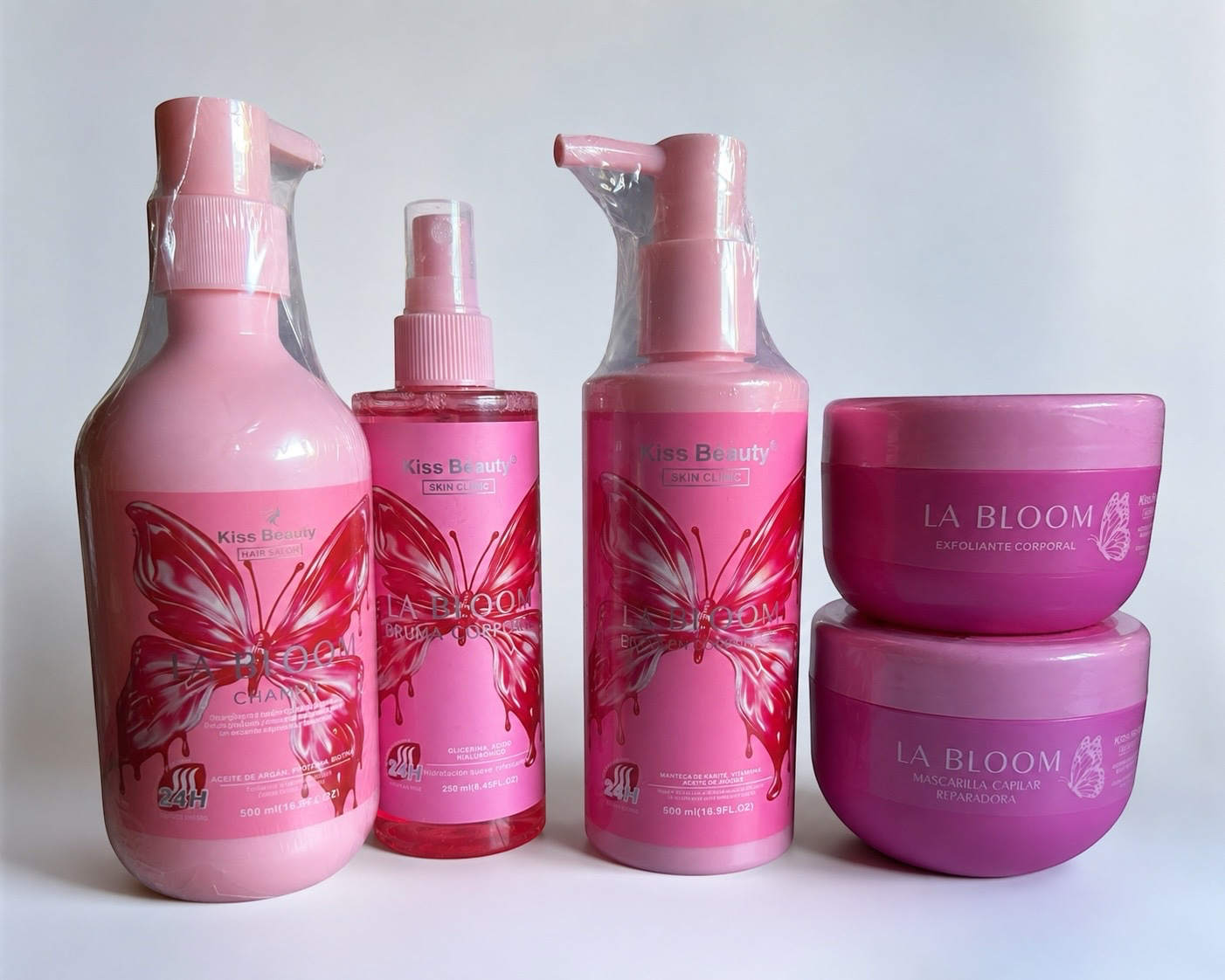 Set De Cuidado Personal Kiss Beauty La Bloom (inspiración La bomba C. Herrera)