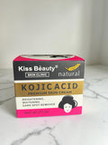 Crema facial Selsebil Kiss Bèauty con ácido kójico en caja de 75 ml para aclarar manchas y unificar el tono de piel